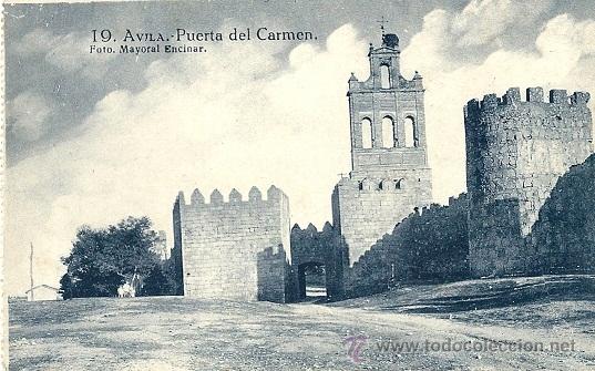 Postales: 1325A - AVILA - PUERTA DEL CARMEN -FOTO MAYORAL ENCINAR -  ED. GRAFOS