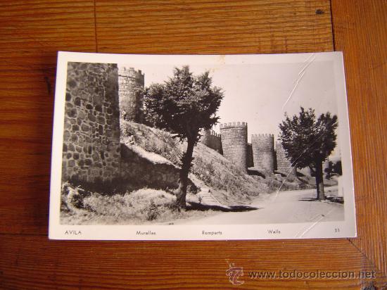 Postales: Postal de AVila Murallas