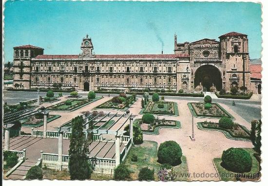 Postales: LEON.-SAN MARCOS FACHADA PRINCIPAL.-EDI GARCIA GARRABELLA