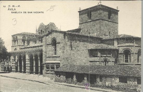 Postales: AVILA BASILICA DE SAN VICENTE  SIN ESCRIBIR