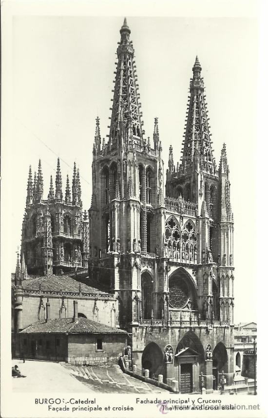 Postcards: BURGOS CATEDRAL SIN ESCRIBIR