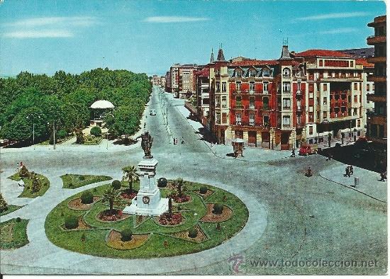 Postales: LEON.-PASEO DE LA CONDESA DE SAGASTA.-EDICIONES ARRIBAS