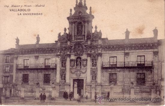 Cartes Postales: POSTAL DE VALLADOLID - LA UNIVERSIDAD - HAUSER Y MENET