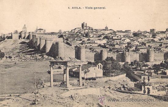 Postales: AVILA - VISTA GENERAL. FOTO : LACOSTE N&ordm; 4