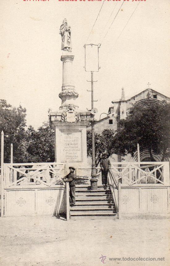 Postales: Avila. 27.- Estatua de Santa Teresa