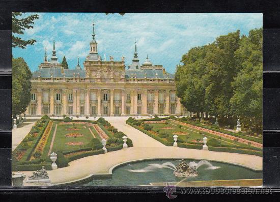 Postales: 109 - LA GRANJA DE SAN ILDEFONSO. PALACIO, DESDE LA CASCADA NUEVA