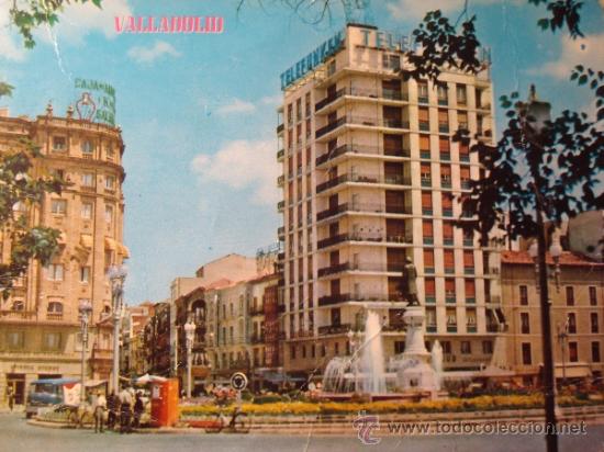 Postales: POSTAL PLAZA ZORRILLA, VALLADOLID.A&Ntilde;OS 60-70.CIRCULADA