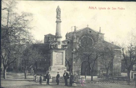 Postales: &Aacute;VILA.- IGLESIA DE SAN PEDRO