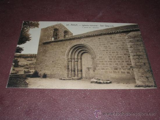 Postales: 37- AVILA IGLESIA ROMANA - SAN SEGUNDO L.ROISIN FOT. 14X9 CM.