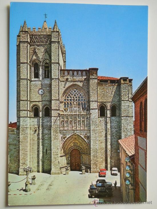 Postales: POSTAL N&ordm; 36  CATEDRALES DE ESPA&Ntilde;A - AVILA  - EDIT. VISTABELLA PUBLICIDAD BETRINOVA
