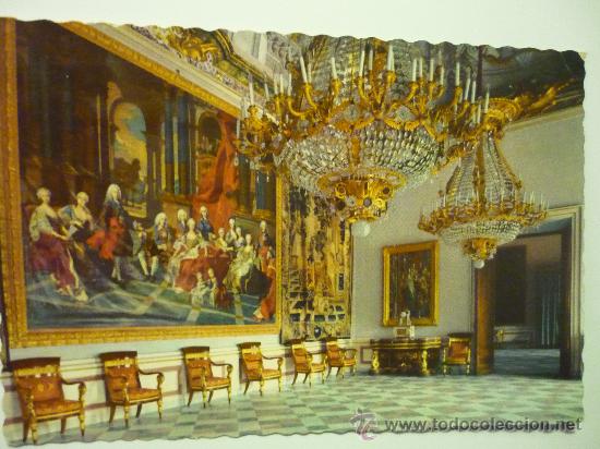 Postales: POSTAL LA GRANJA DE S.ILDEFONSO -PALACIO SALON TRONO