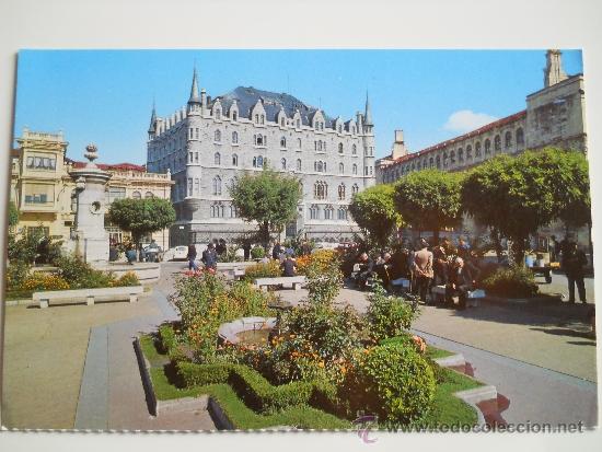 Postales: POSTAL MOD 217 FARDI  LEON - PLAZA DE SAN MARCELO  A&Ntilde;OS 60 SIN CIRCULAR