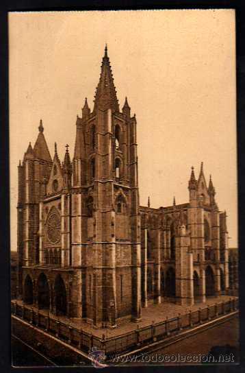 Postales: 20 postales de la Catedral de Le&oacute;n. - Foto 2