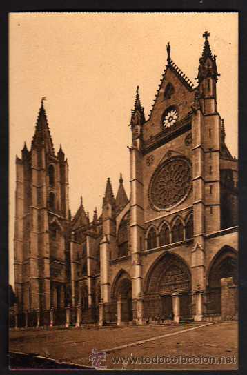 Postales: 20 postales de la Catedral de Le&oacute;n. - Foto 3
