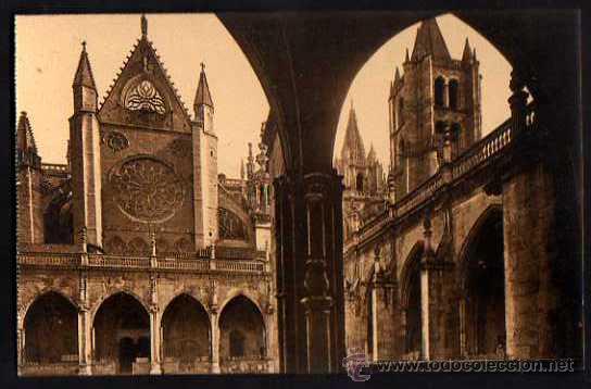 Postales: 20 postales de la Catedral de Le&oacute;n. - Foto 4