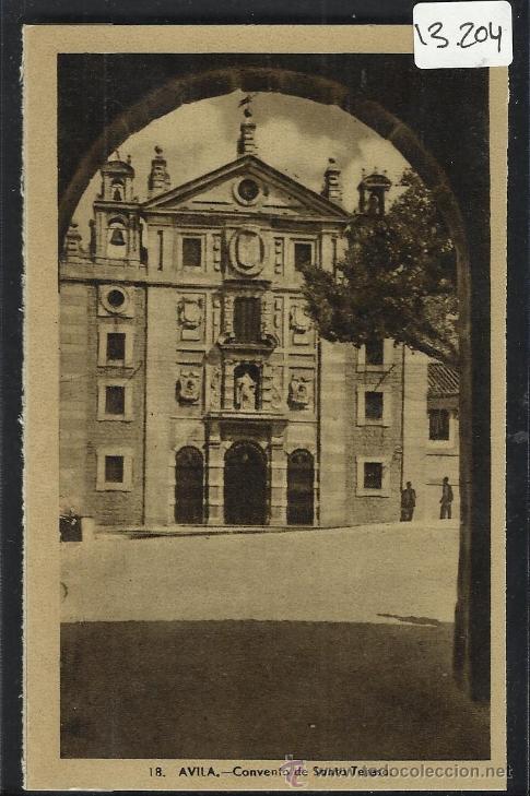 Postales: AVILA - 18 - CONVENTO DE SANTA TERESA  - HELIOTIPIA ARTISTICA - (13.204)