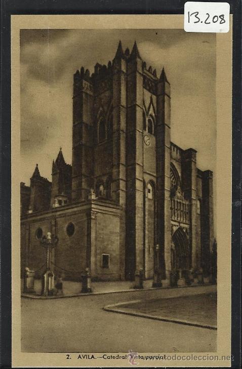 Postales: AVILA - 2 - CATEDRAL VISTA PARCIAL - HELIOTIPIA ARTISTICA - (13.208)