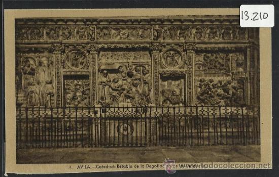 Postales: AVILA - 4 - CATEDRAL RETABLO .... - HELIOTIPIA ARTISTICA - (13.210)