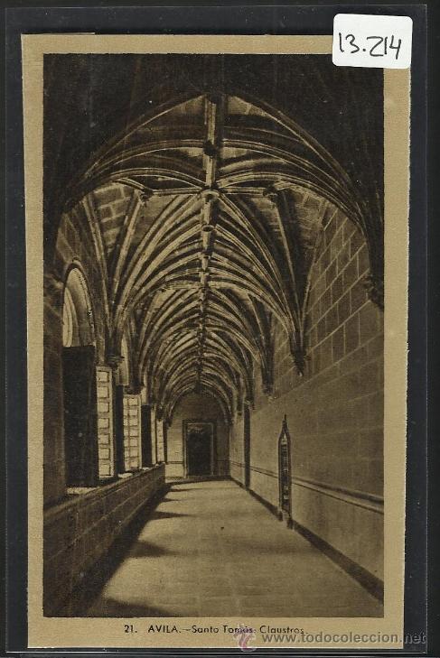 Postales: AVILA - 21 - SANTO TOMAS CLAUSTROS - HELIOTIPIA ARTISTICA - (13.214)