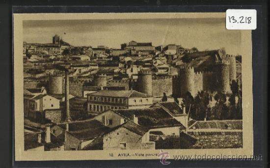 Postales: AVILA - 10 - VISTA PARCIAL - HELIOTIPIA ARTISTICA - (13.218)