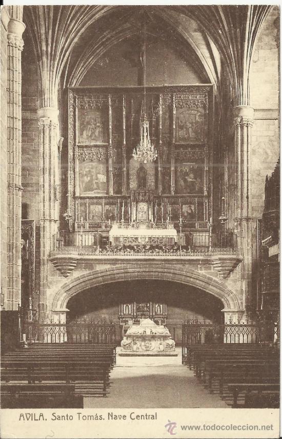 Postales: AVILA SANTO TOMAS SIN ESCRIBIR