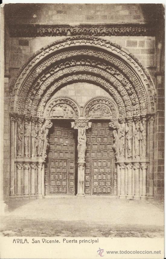 Postales: AVILA SAN VICENTE SIN ESCRIBIR
