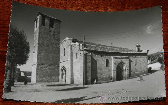 Postales: ANTIGUA FOTO POSTAL DE AVILA, N. 61, IGLESIA ROMANICA DE SAN ANDRES, ED. GARCIA GARRABELLA, NO CIRCU