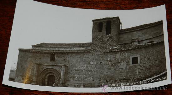 Postales: ANTIGUA FOTO POSTAL DE AVILA - ERMITA DE SANTO DOMINGO, N. 25, NO PONE EDITORIAL.