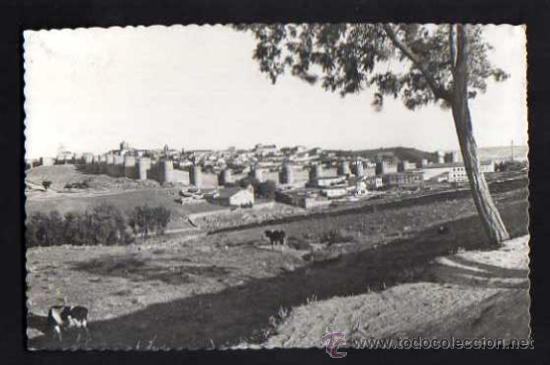 Postales: Avila. Vista parcial.  Ed Garc&iacute;a Garrabella. Circulada 1952