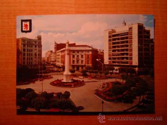 Postales: POSTAL  LEON PLAZA DE CALVO SOTELO SIN CIRCULAR