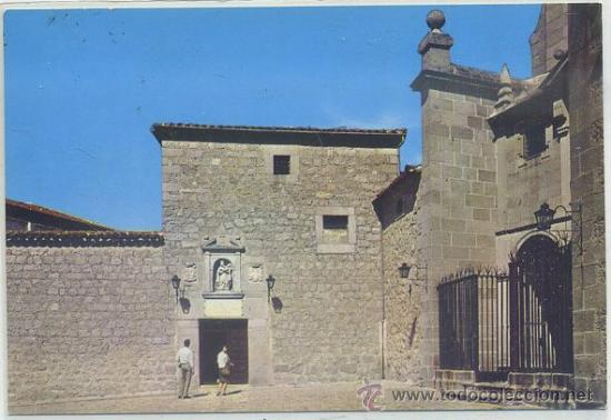 Postales: POSTAL DE AVILA. MONASTERIO DE SAN JOSE. FACHADA Y ENTRADA N&ordm; 2    P-CASTLE-483