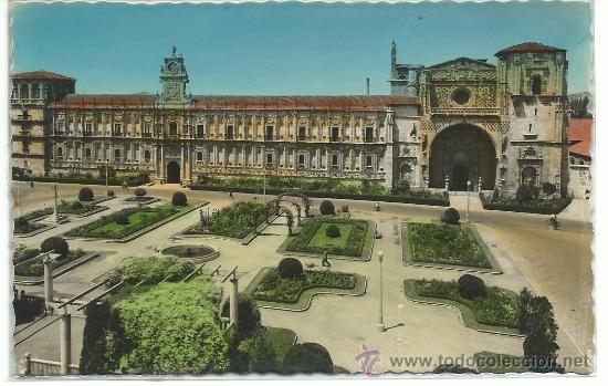 Postales: LEON.-FACHADA PRINCIPAL DE SAN MARCOS.-EDICIONES ARRIBAS N&ordm;160