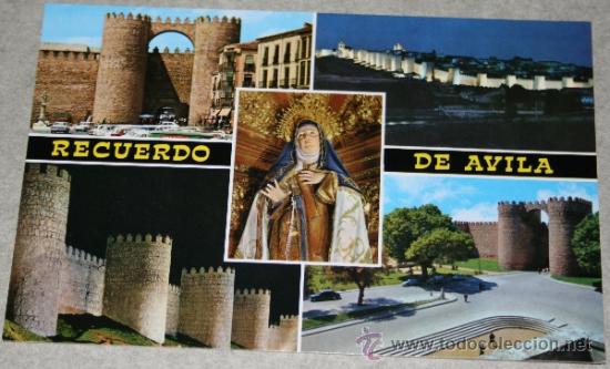 Postales: Postal de detalles de la ciudad de &Aacute;vila