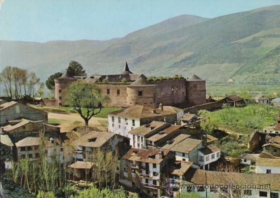 Postales: villafranca del bierzo - leon - castillo condes pe&ntilde;arramiro - n&ordm; 53- ed. inter- circulada - a&ntilde;o 1967