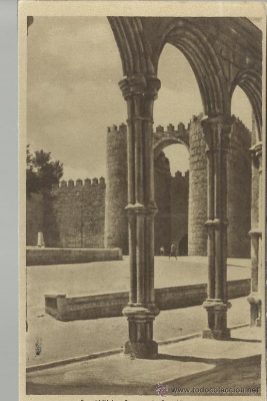 Postales: AVILA PUERTA DE SAN VICENTE SIN ESCRIBIR