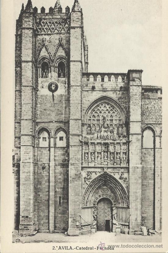 Postales: AVILA CATEDRAL SIN ESCRIBIR