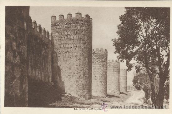 Postales: AVILA MURALLA SIN ESCRIBIR