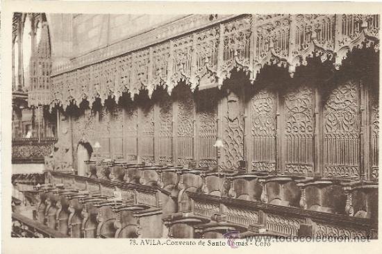 Postales: AVILA CONVENTO DE SANTO TOMAS SIN ESCRIBIR