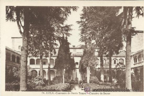 Postales: AVILA CONVENTO DE SANTO TOMAS SIN ESCRIBIR