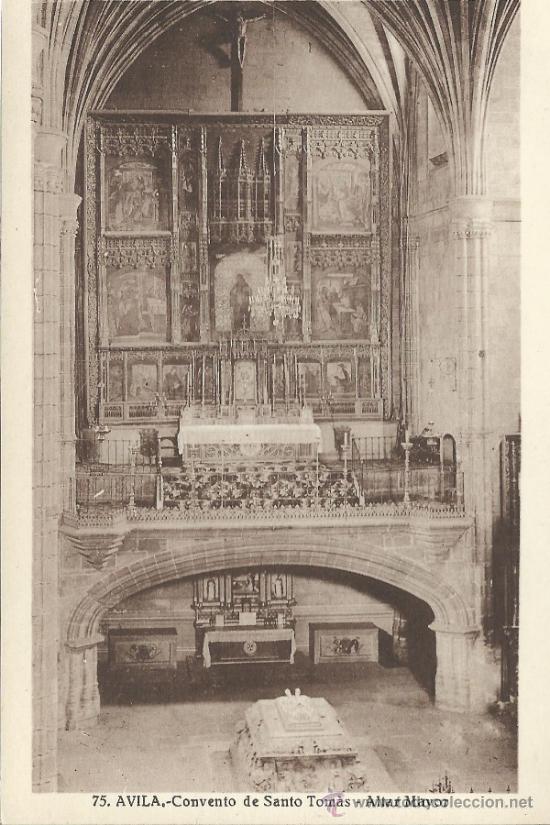 Postales: AVILA CONVENTO DE SANTO TOMAS SIN ESCRIBIR