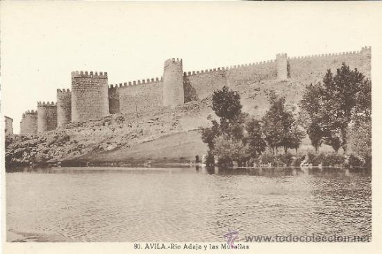 Postales: AVILA MURALLAS SIN ESCRIBIR