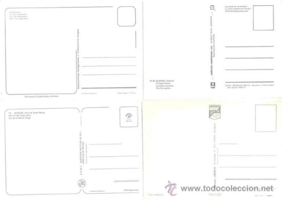Postales: 8 postales + 2 estampas de Burgos - Foto 2