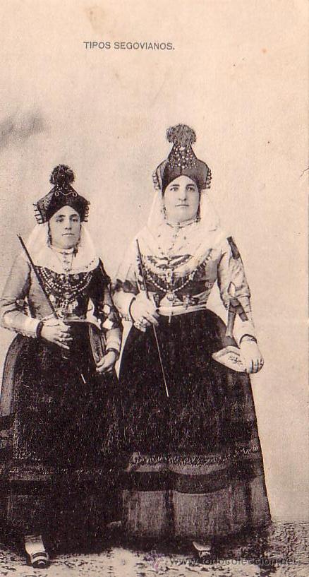 Postales: POSTAL DE SEGOVIA TIPOS SEGOVIANOS TRAJES TIPICOS