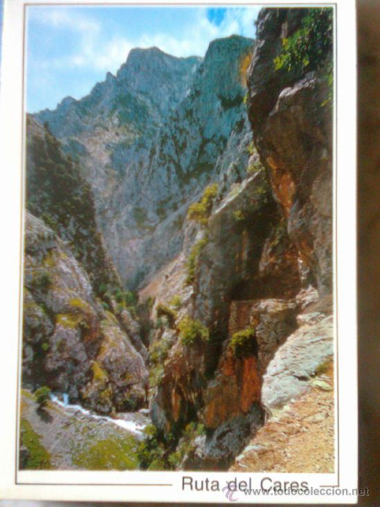 Postales: Postal Leon - Ruta del cares - Entre Ca&iacute;n y Poncebos - Picos de europa -Ed. 1993