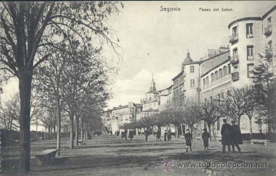 Postales: SEGOVIA.- PASEO DEL SAL&Oacute;N. - Foto 1