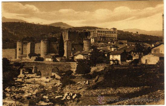 Postales: BONITA POSTAL - SIERRA DE GREDOS - ARENAS DE SAN PEDRO (AVILA) - VISTA DE LA POBLACION