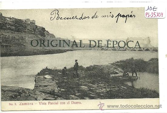 Postales: (PS-35104)POSTAL DE ZAMORA-VISTA PARCIAL CON EL DUERO