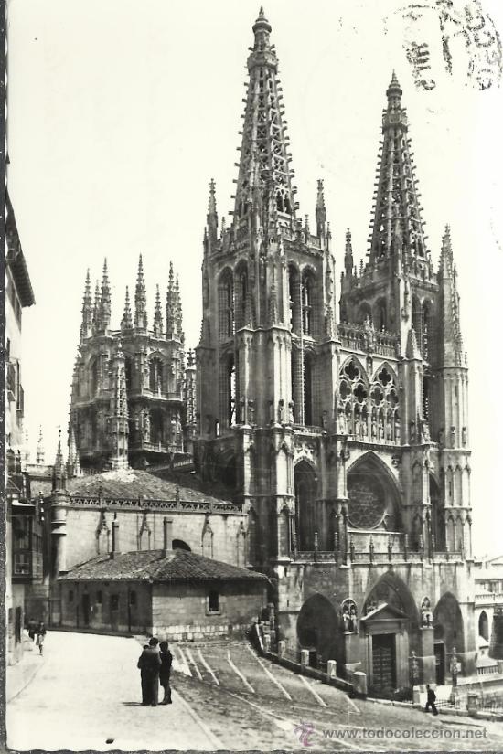 Postales: BURGOS CATEDRAL ESCRITA - Foto 1