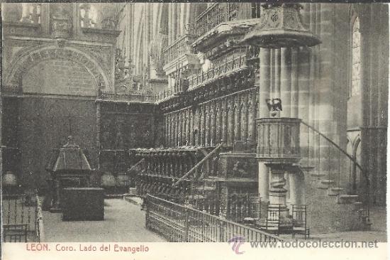 Postales: LEON CORO SIN ESCRIBIR - Foto 1