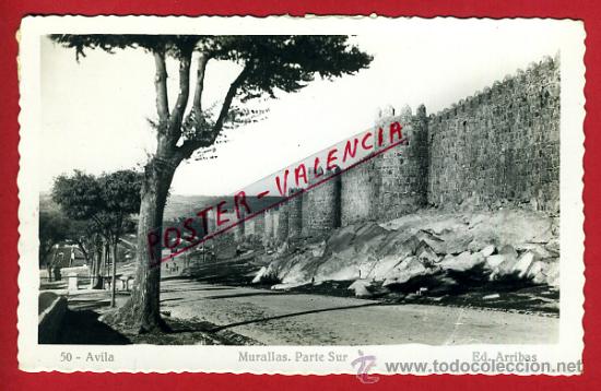 Postales: POSTAL AVILA, MURALLAS, PARTE SUR,  P78600